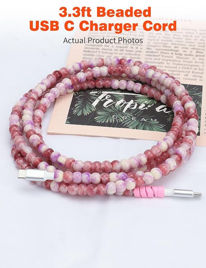 Purple-Red Beaded