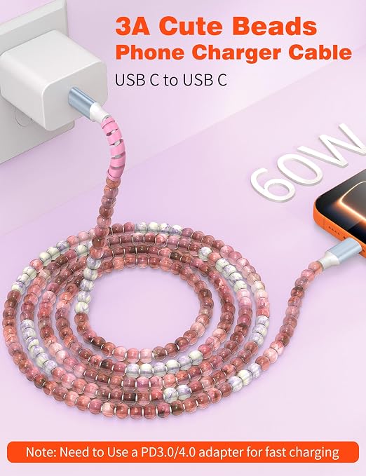 Purple-Red Beaded