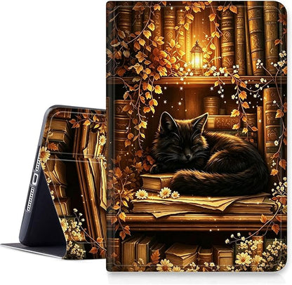 Cozy Library Black Cat